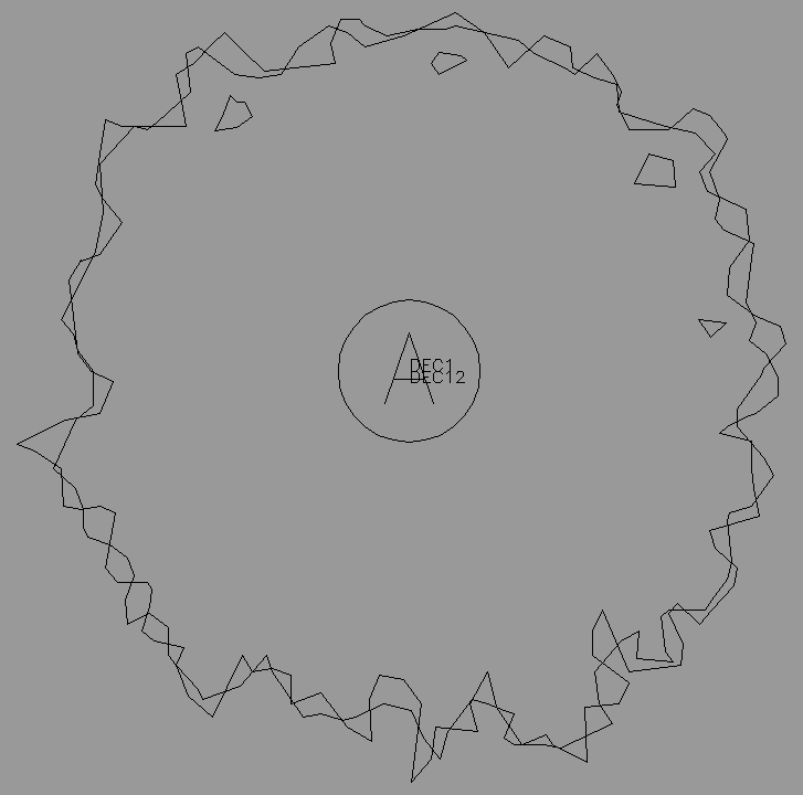 Bloque Autocad Vista de Árbol en Planta